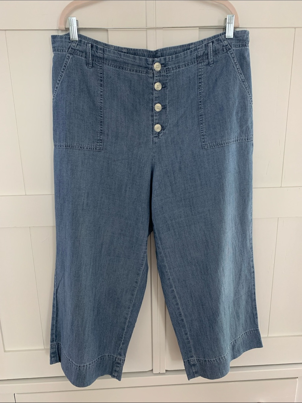 J Jill Super Lightweight Crop Pants Size 16